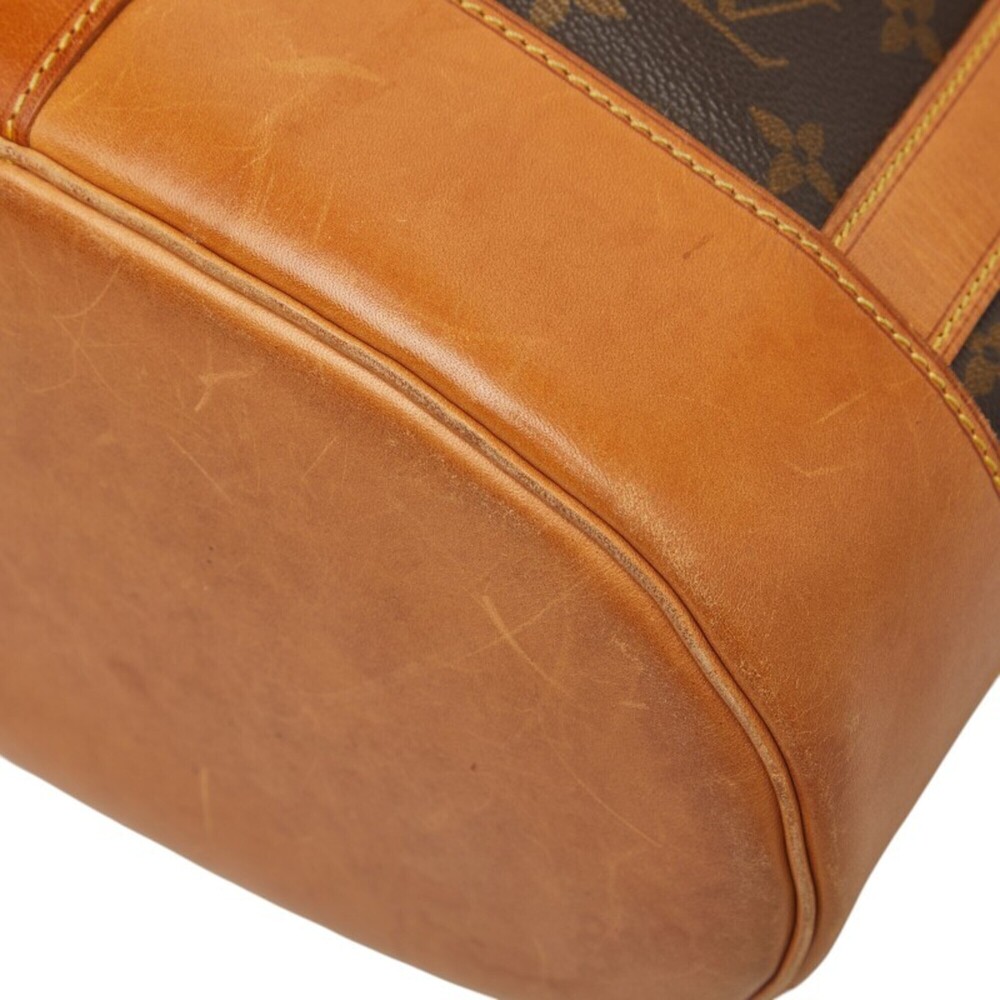 LOUIS VUITTON Authentic Brown Monogram Leather Shoulder Bag - Picture 6 of 11